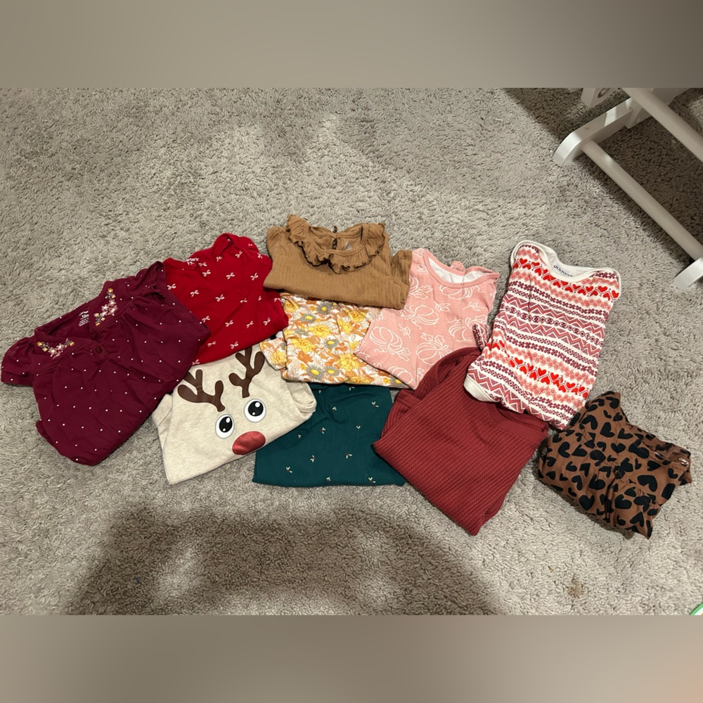 12 month girl bundle of Fall season clothes